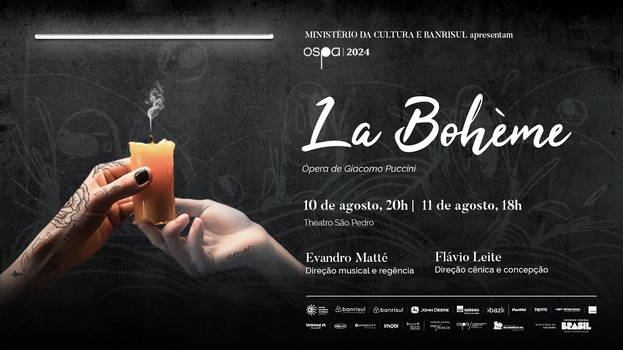 OSPA 2024 - 10/08 - Ópera I La Bohème | Giacomo Puccini