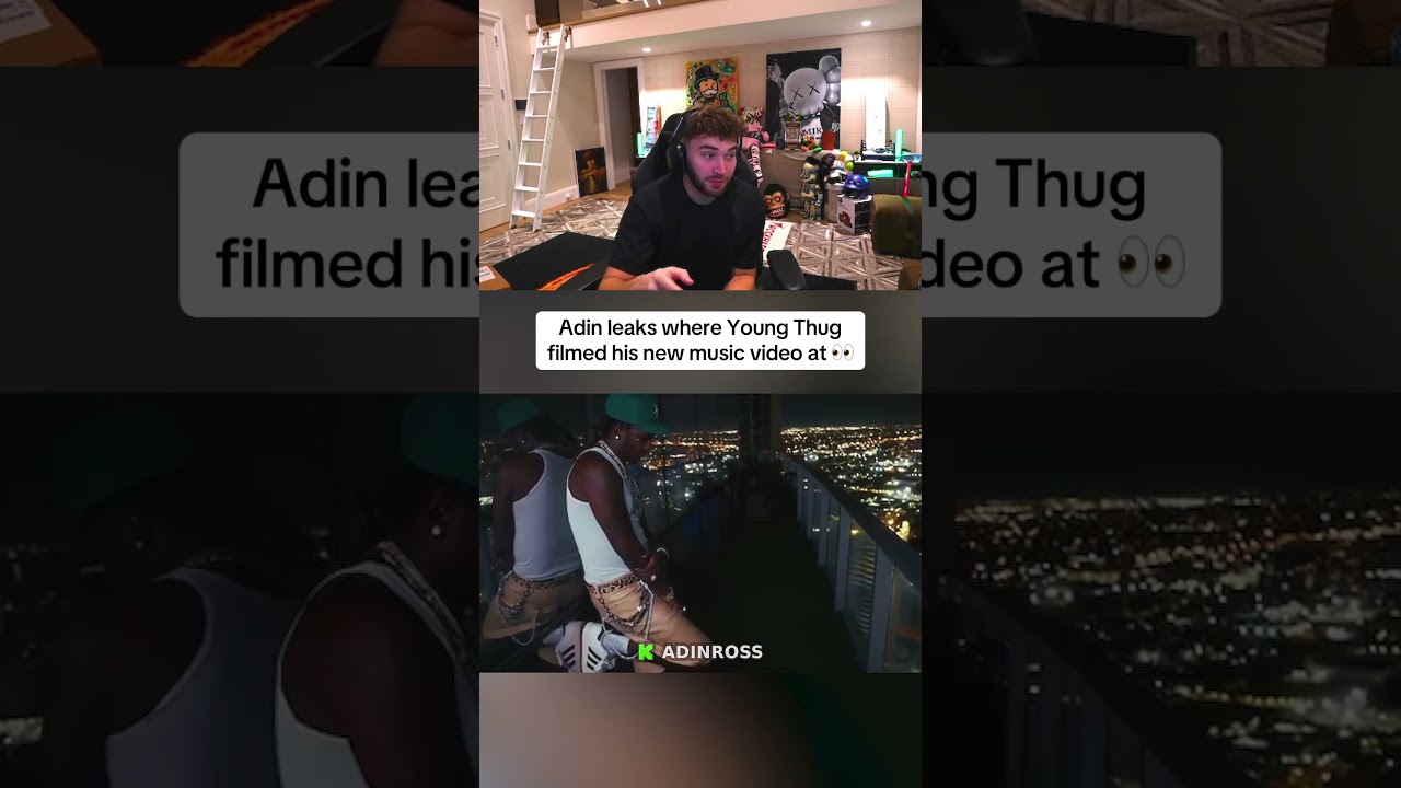 Adin Ross LEAKS Where Young Thug Filmed His New Music Video 🫨