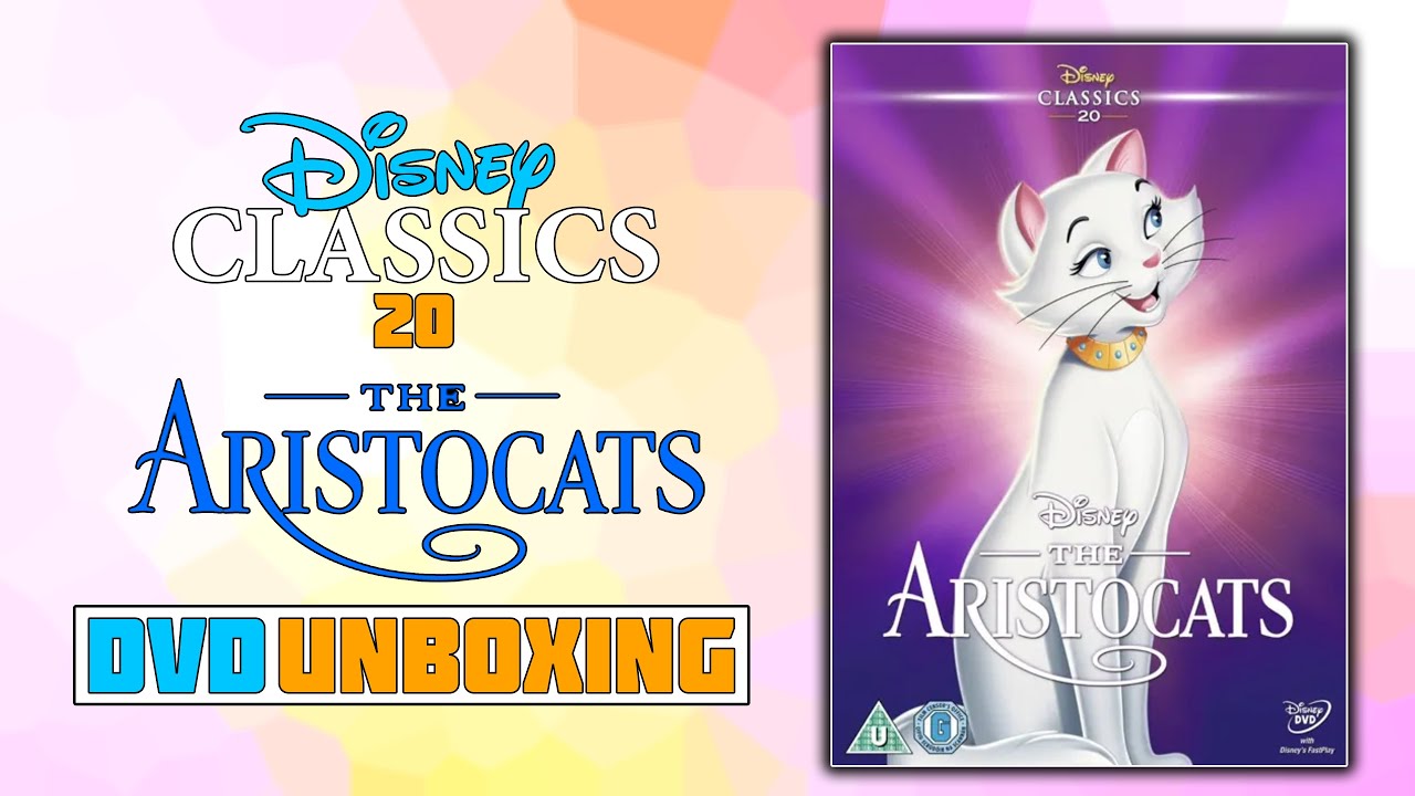The Aristocats (Disney Classic #20) DVD UNBOXING
