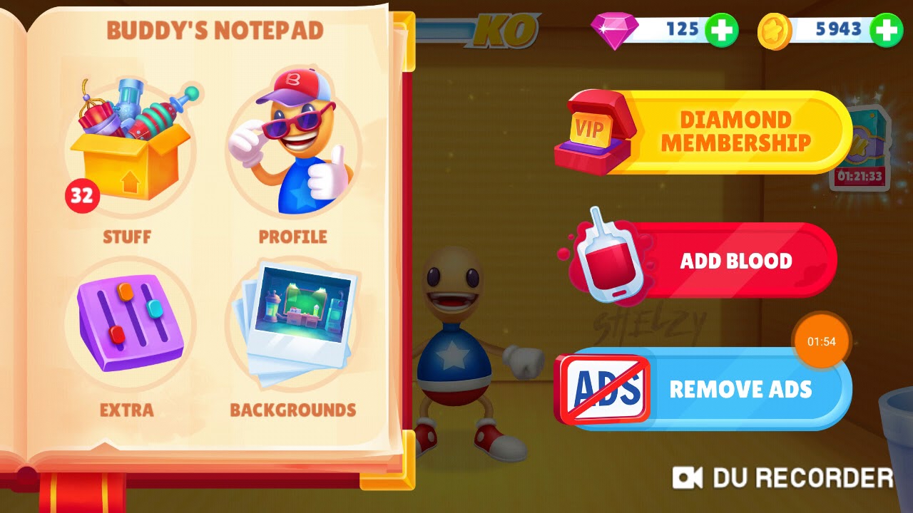 One glitch one hack on kick the buddy forever
