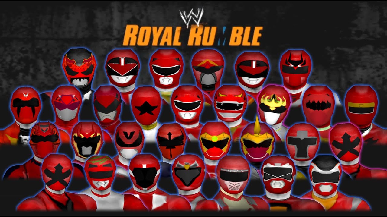 Red Rangers Royal Rumble - WWE Smackdown Here Comes the Pain