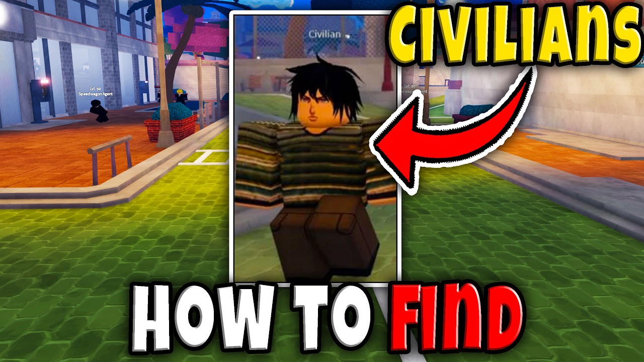 How to FIND CIVILIANS in BIZARRE LINEAGE FULL GUIDE LOCATION Roblox