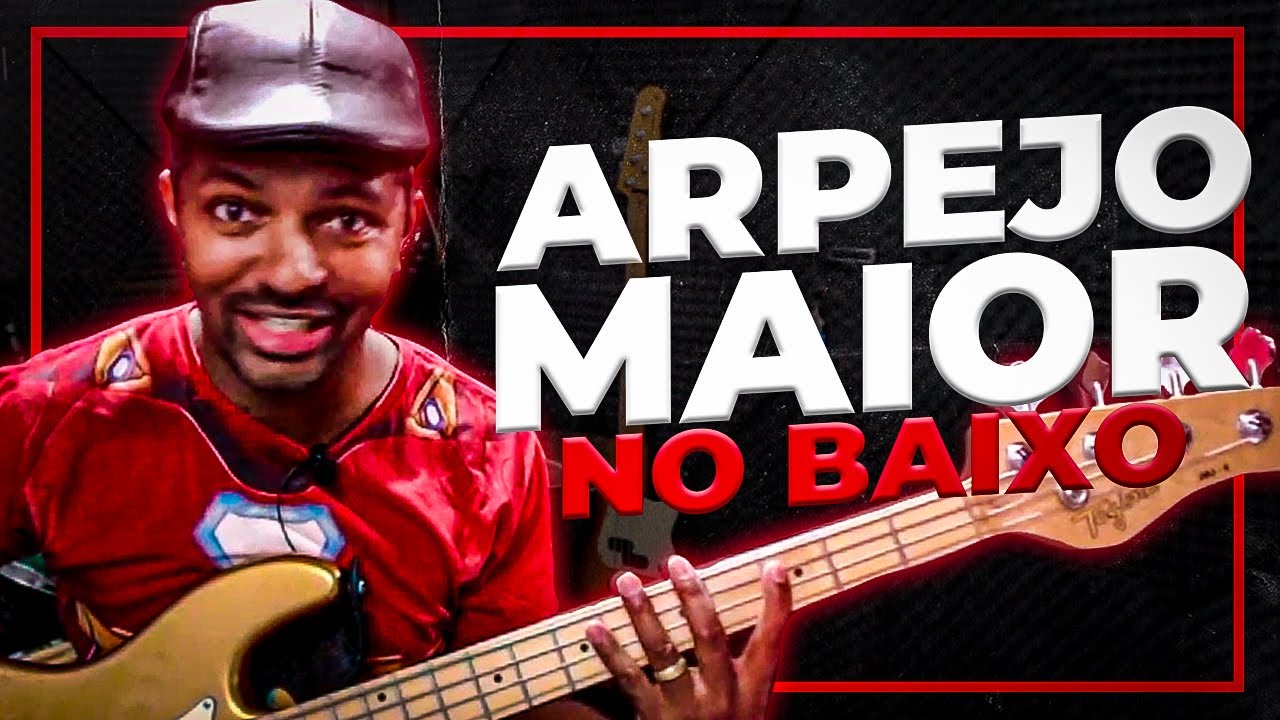 [ARPEJO MAIOR] Como ESTUDAR Arpejo no Baixo, dica simples