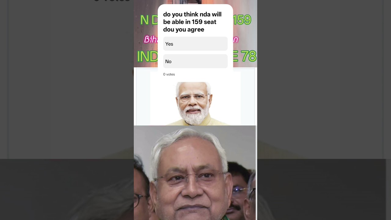 NDA alliance with full majority in Bihar assembly election 2025 India alliance India 78 seat