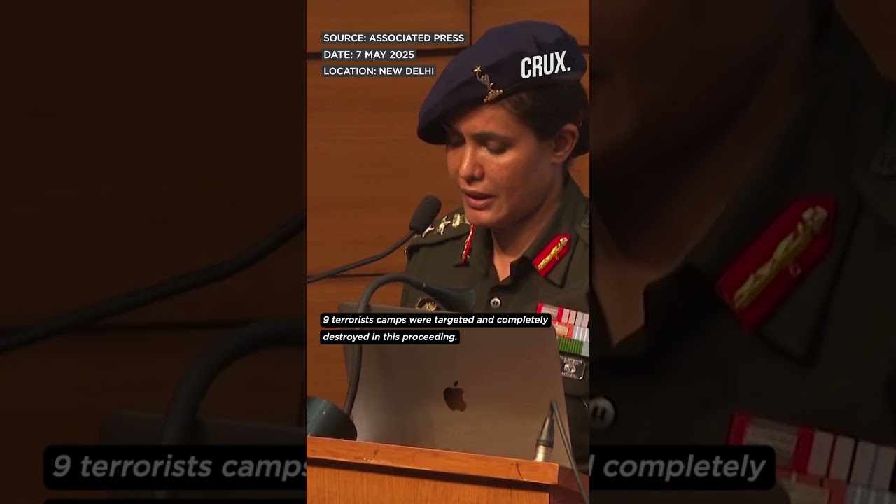 Женщины-офицеры провели брифинг в Индии по &laquo;Операции Синдур&raquo; против Пакистана