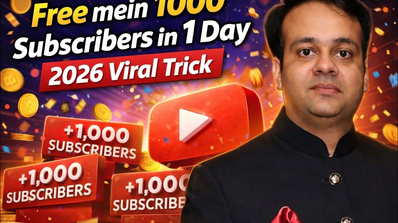 मात्र 1 Day में 1k Subscribers | Subscribers Kaise Badhaye 🔥 | How To Increase Subscribers