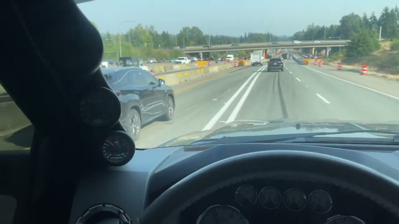 Cruising home in the modified Ford  F450