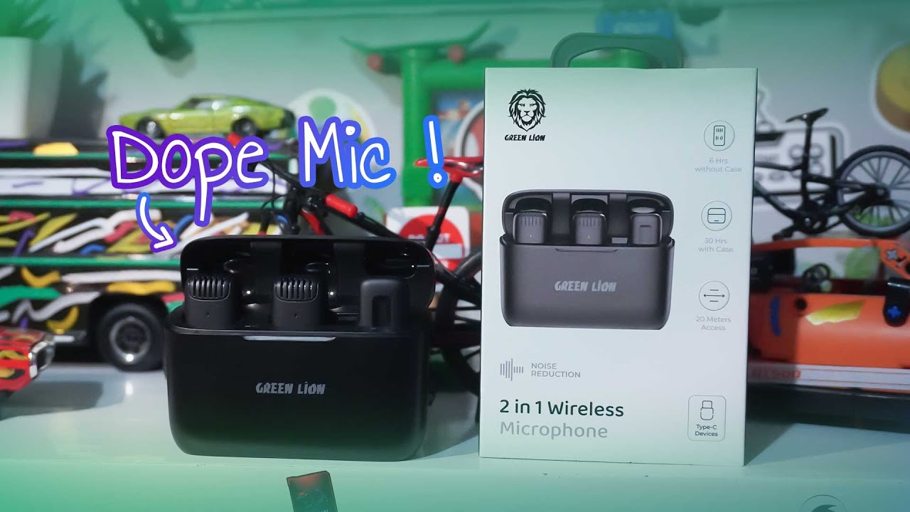 Green Lion 2 in 1 Wireless Microphone Dope !