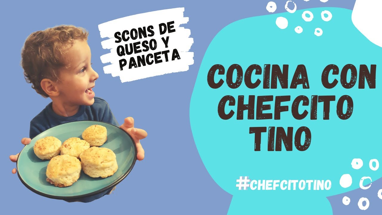 ESCONES DE QUESO Y PANCETA /cocina para niños
