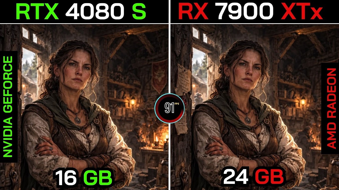 RX 7900 XTX VS RTX 4080 SUPER+ Ryzen&trade; 7 9800X3D : TEST IN 20 GAMES