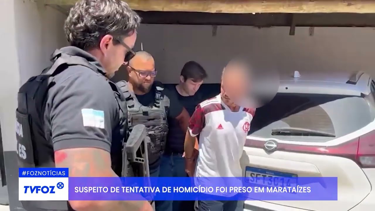 Suspeito de tentativa de homicídio foi preso em Marataízes