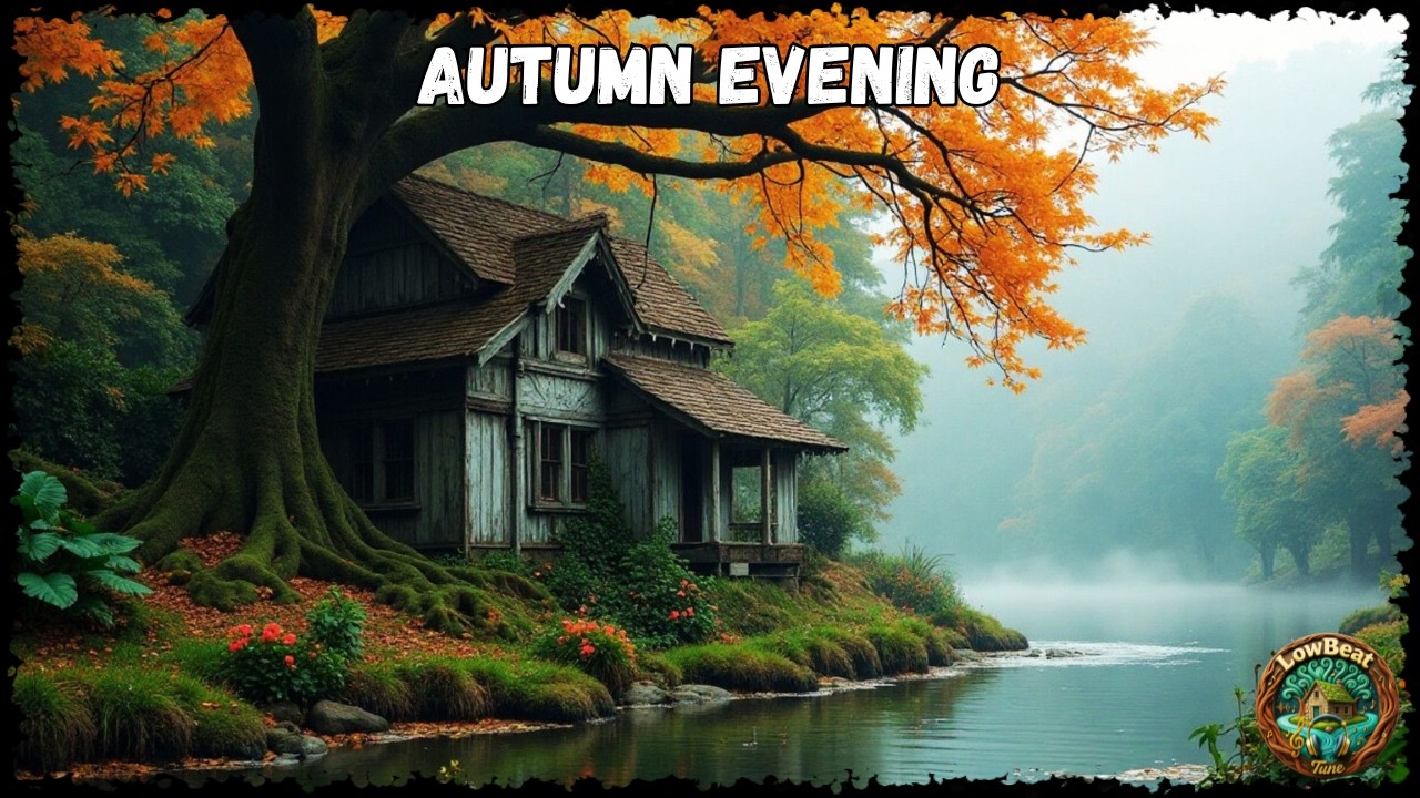 Soulful Autumn Evening 🍂 | Relaxing Background Music for Study & Sleep | LowBeat Tune 🍁