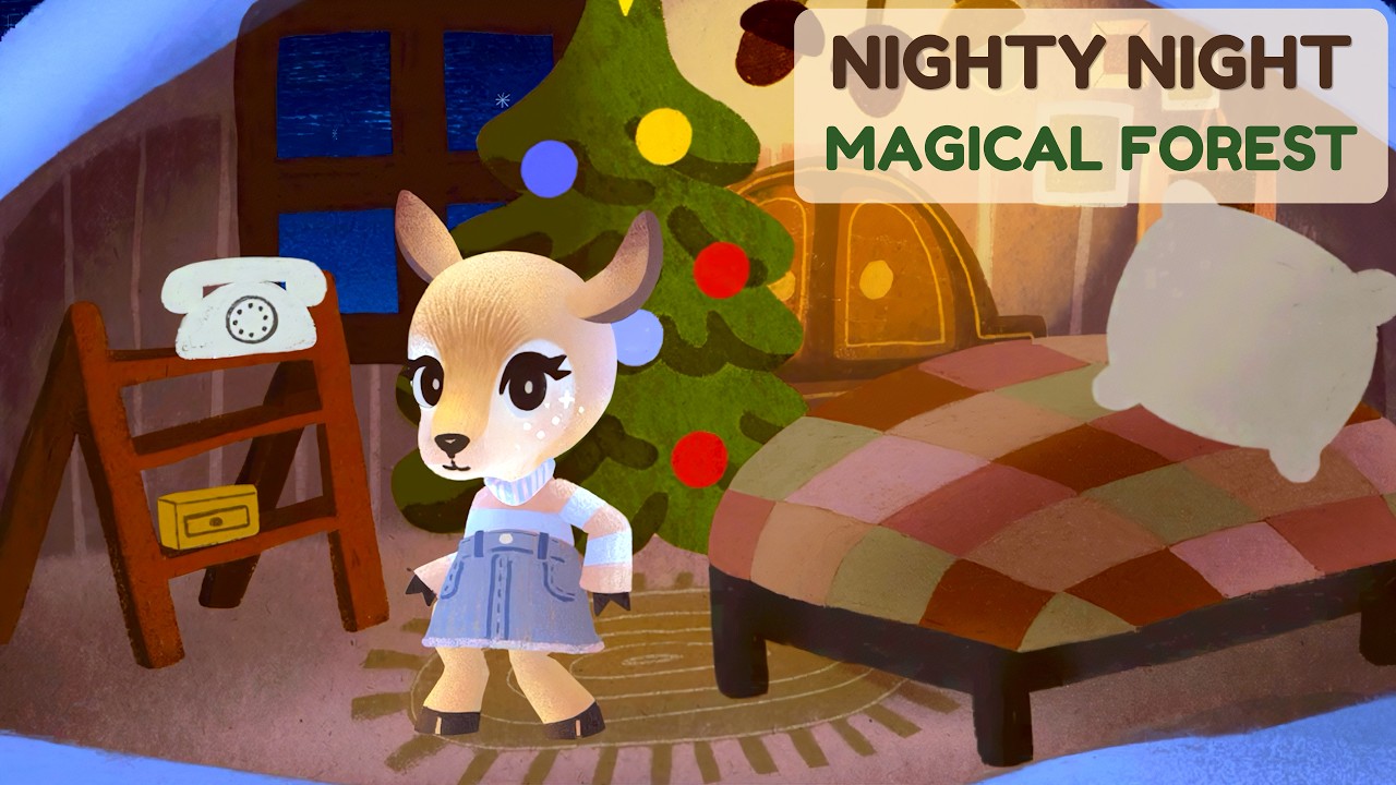Nighty Night, Magical Winter Forest! 🎄 Calming Bedtime Story for Kids | Sleepy Christmas Animals ✨