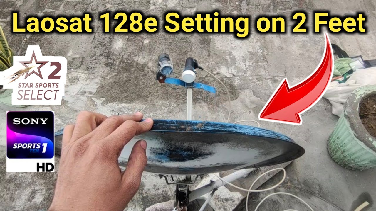 Laosat 128e Antenna Setting || Laosat Free To Air Channel List 2025