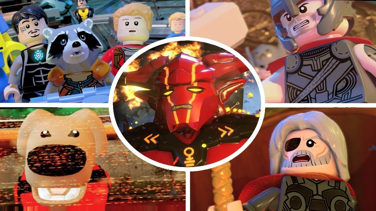 LEGO Marvel Super Heroes 2 Walkthrough Part 7 - Loki Escapes the ABYSS & Thor Defeats Surtur Asgard