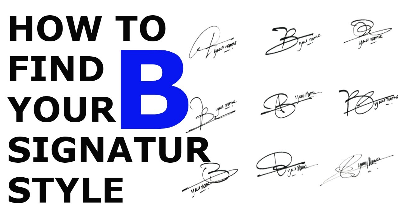 B signature | B signature Style | How to make signature style of my name B | letter B signature