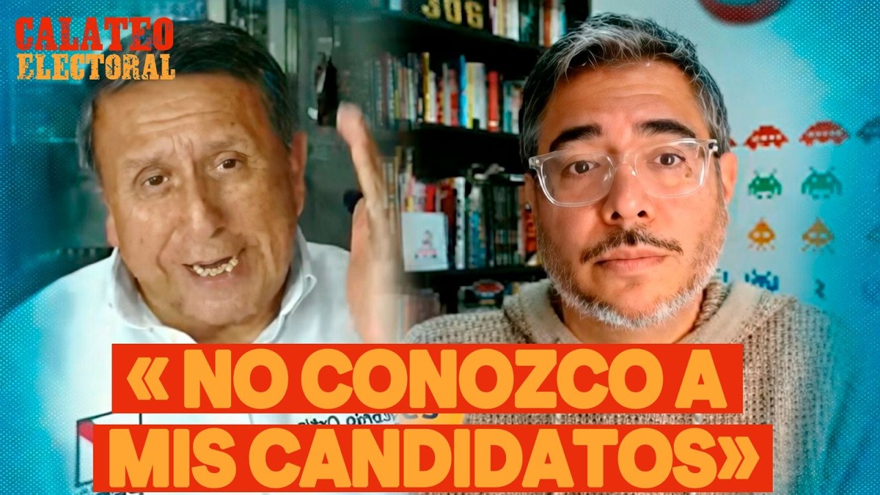 «Pido disculpas por mi plan de gobierno» - ANTONIO ORTIZ - Salvemos al Perú - CALATEO ELECTORAL