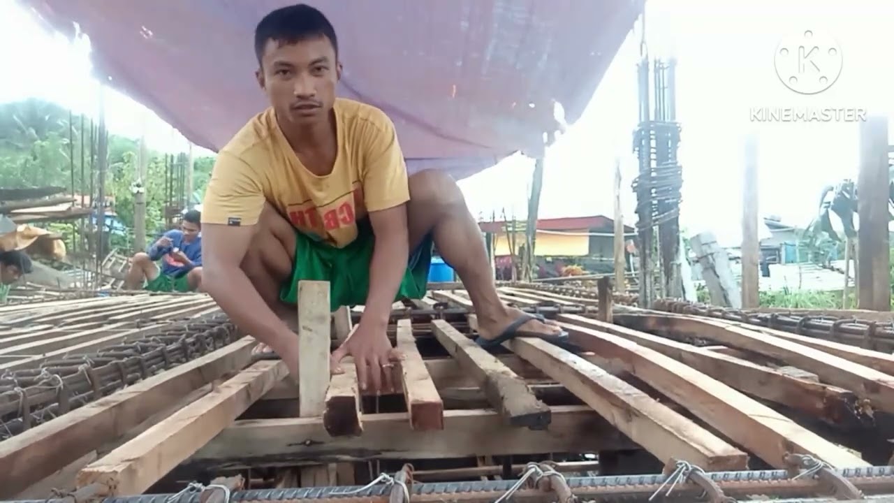 Paano mag porma,mag gawa Ng slab sa residential,gamit Ang kahoy 2x2 lang,Roldan mix tv