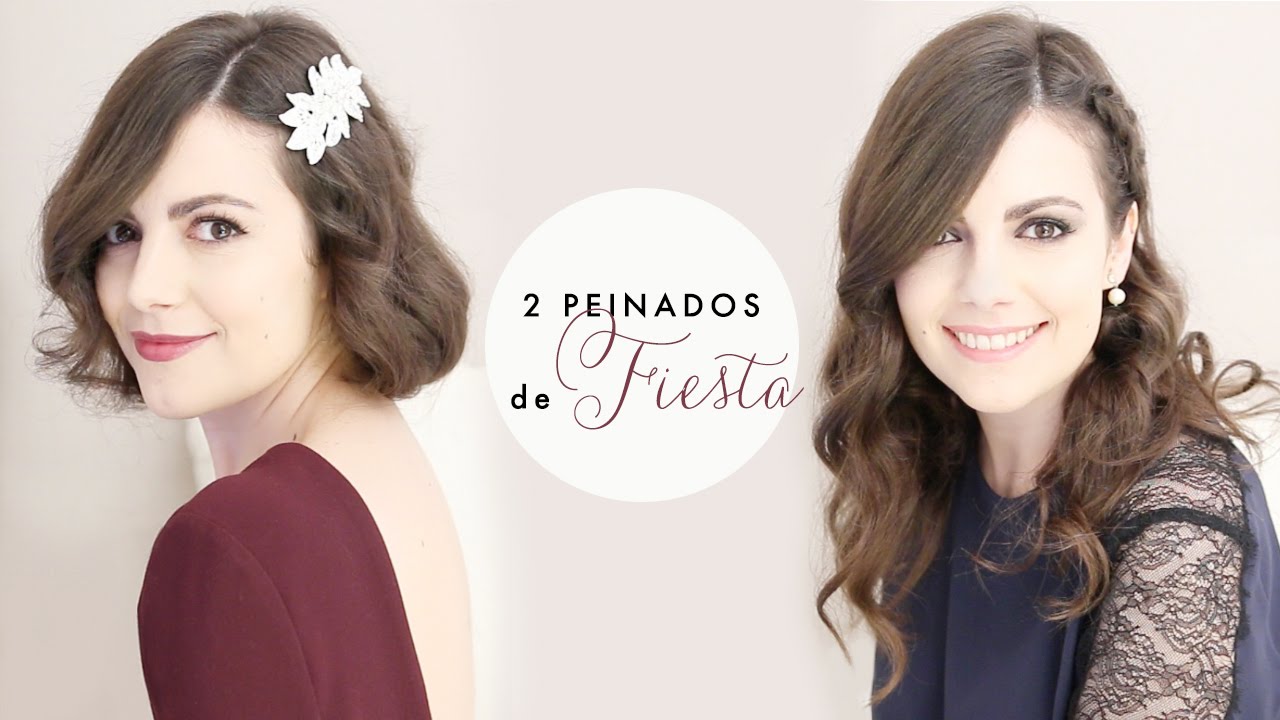 2 Peinados fáciles de Fiesta para Nochevieja