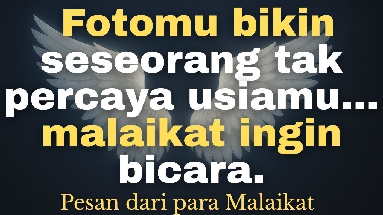 😳 Fotomu bikin seseorang tak percaya usiamu... malaikat ingin bicara.