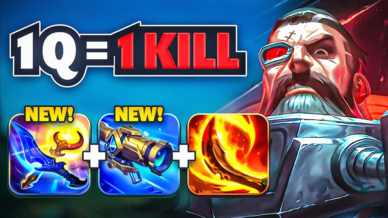 NEW ONE SHOT GANGPLANK BUILD! ONE Q = ONE KILL
