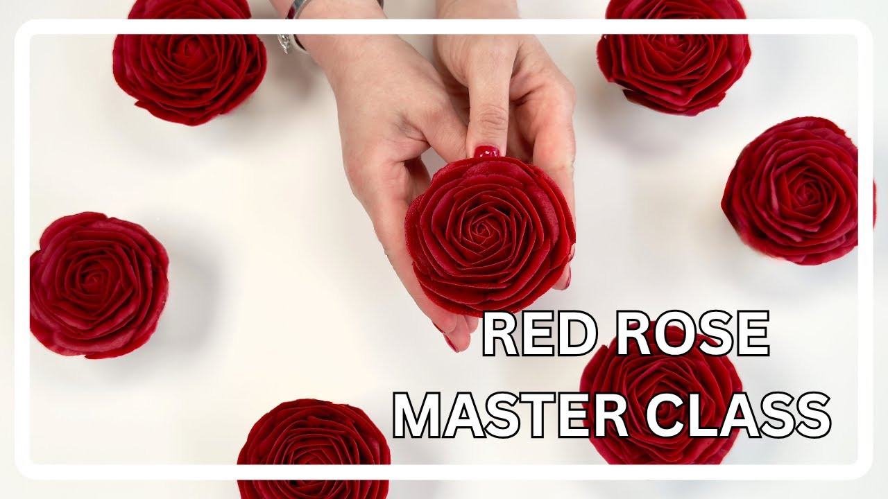 Red Rose Piping ALL SECRETS REVEALED #buttercream #buttercreamrose #pipingtutorial #buttecreampiping