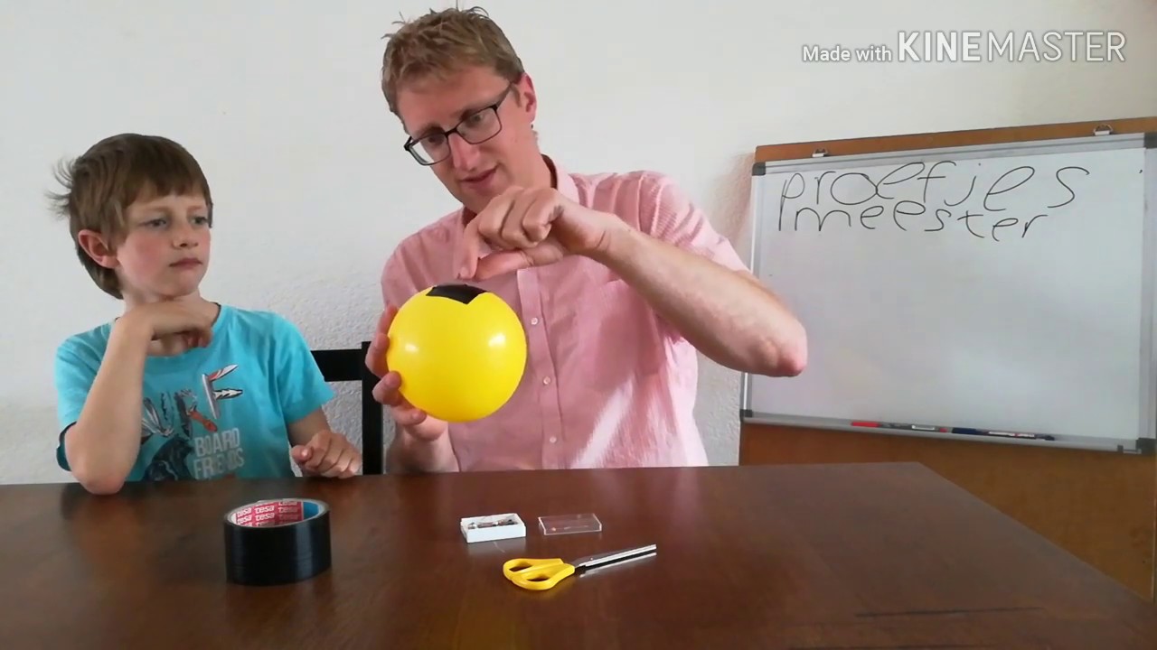 Naald in ballon prikken (proefje met uitleg)