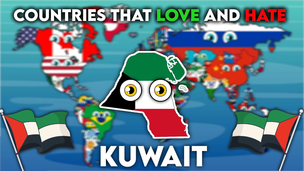 All Countries that love and hate Kuwait 🇰🇼