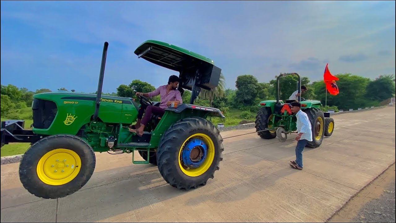 Epic Tractor Stunt Wheelie 100m | Tractor Tochan Adventures 🚜🔥