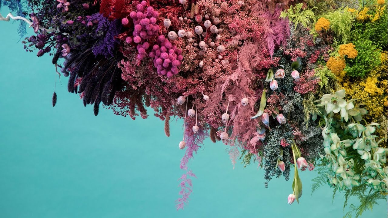 Colourful Flower Installation