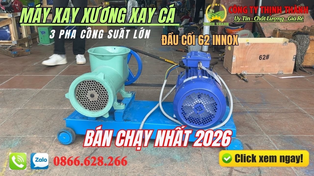 Giới Thiệu Dòng Máy Xay Xương Xay Cá Cối 62 Mới Nhất Hiện Nay
