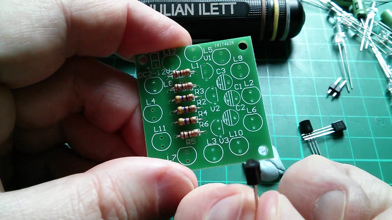Very Simple Electronics: Circular Blue LED Kit Build