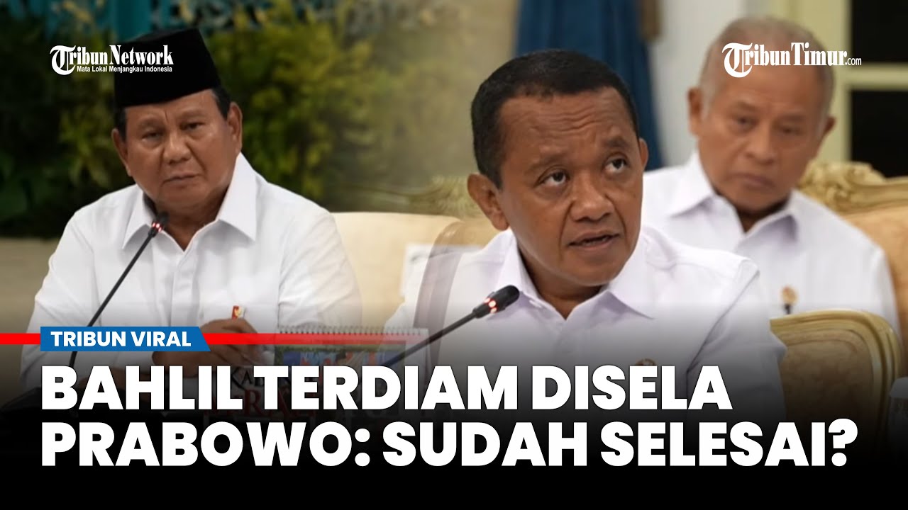 Bahlil Terdiam, Dua Pernyataannya Disela Presiden Prabowo saat Rapat Kabinet
