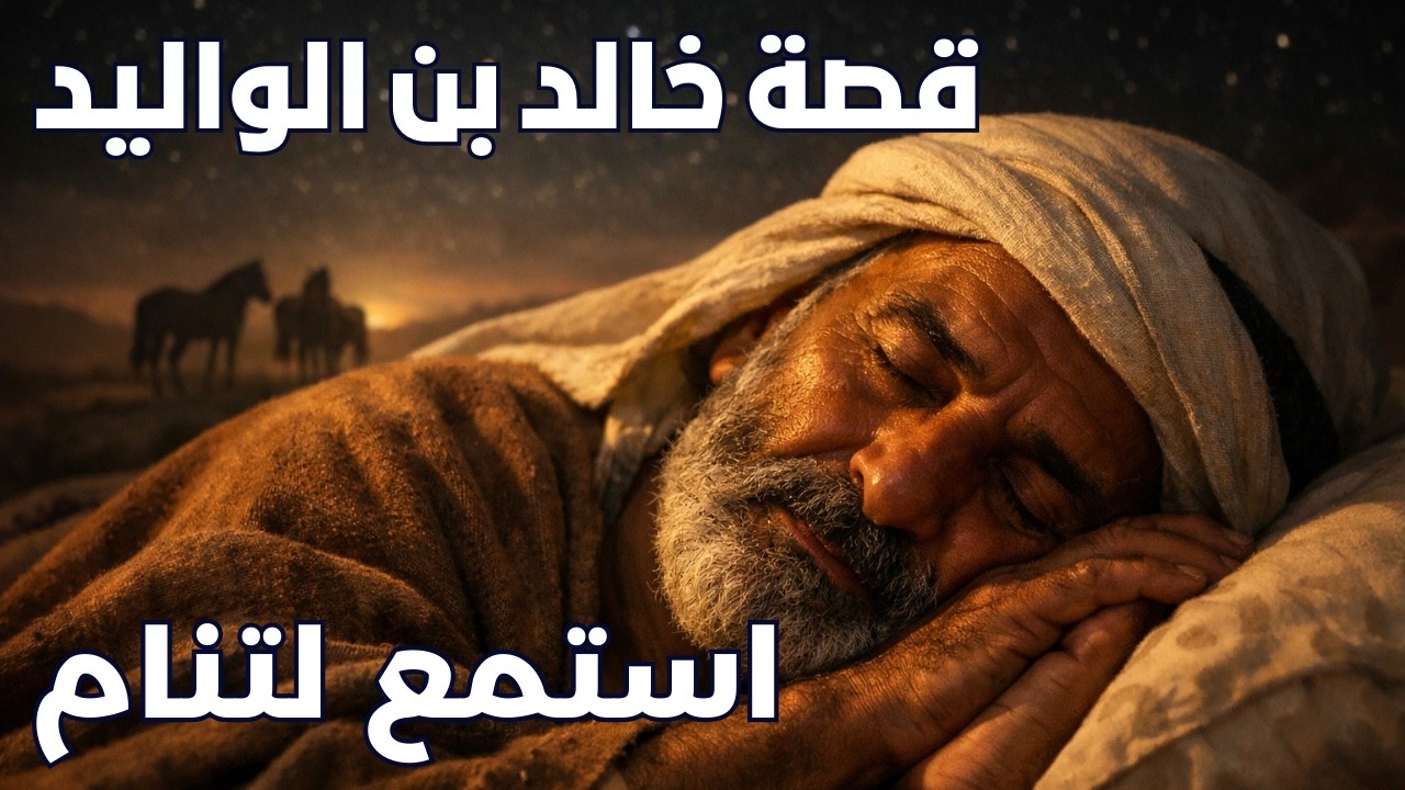 حياة خالد بن الوليد سيف الله المسلول | قصة مريحة قبل النوم بصوت هادئ 
