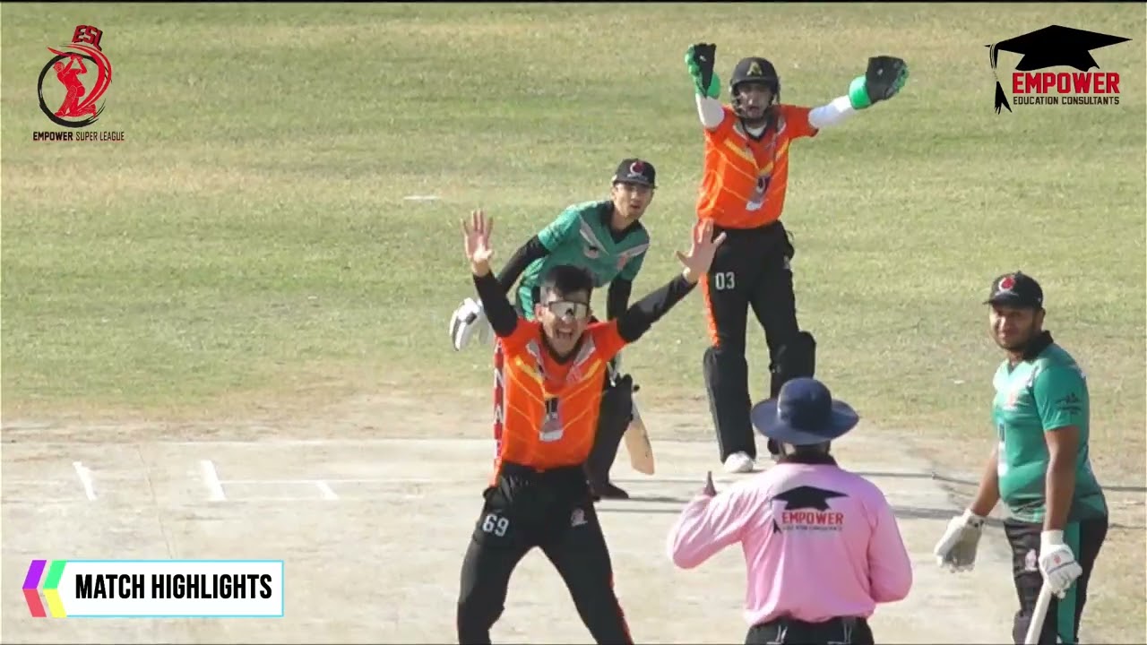 Nixor vs. Sceptre | ESL 2.0 Cricket Highlights | Empower Education Consultants