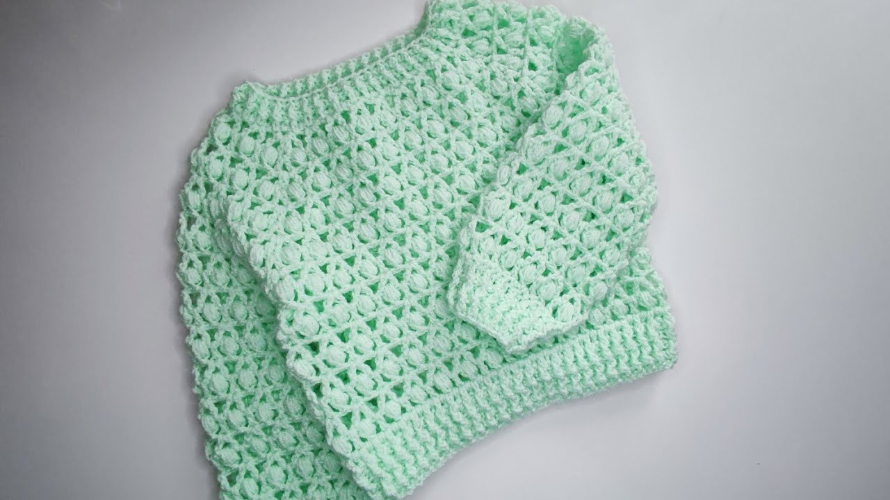 Crochet #74 How to crochet Spring / Summer pullover for girls