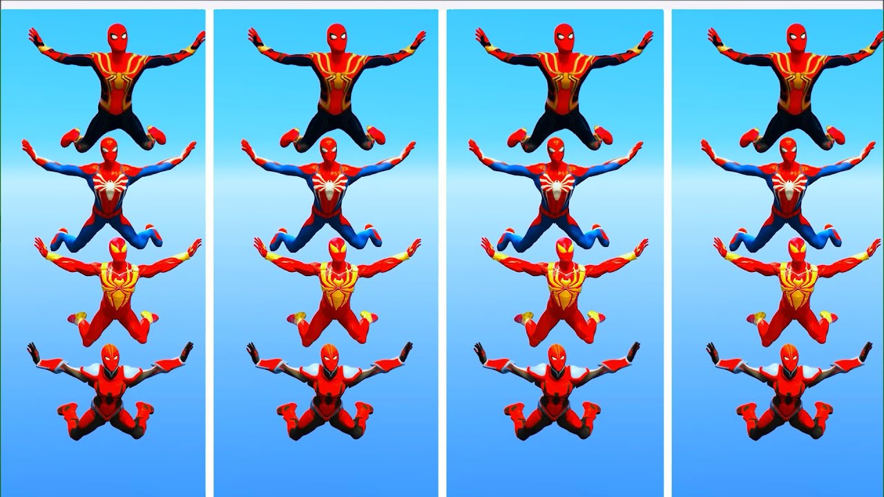 SUPERHERO MEGA BATTLE ⚡ SPIDERMAN 🆚 IRONMAN #5