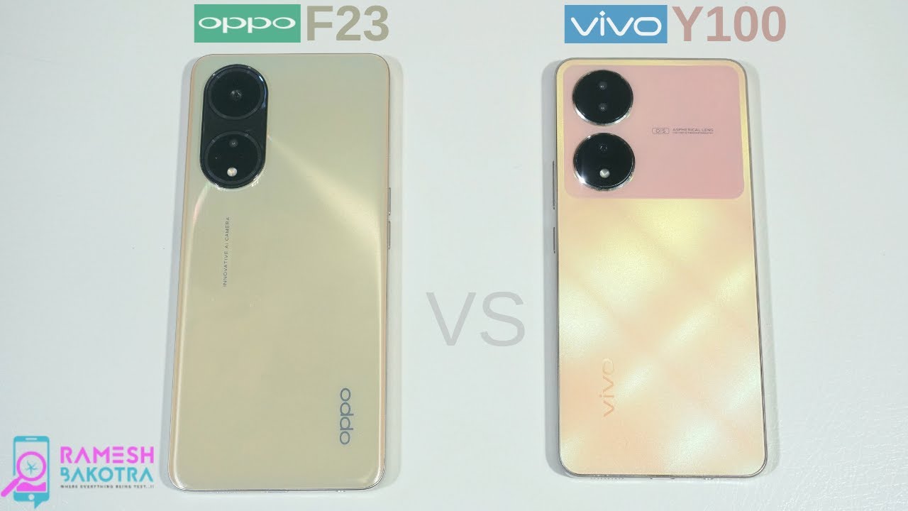 Oppo F23 5g vs Vivo Y100 5g Speed Test and Camera Comparison