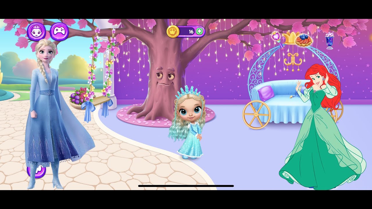PRENSESLERİN YANINA PRENSES ELSA GELDİ❄❄❄~~PRINCESSES ENCHANTED CASTLE🧚‍♀️