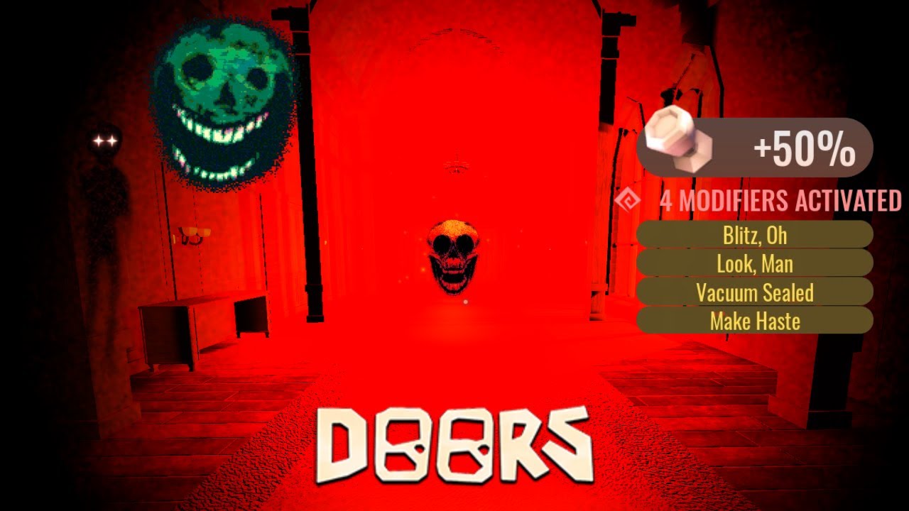 DOORS: Make Haste but Every Backdoor Entity is After me! (Roblox)
