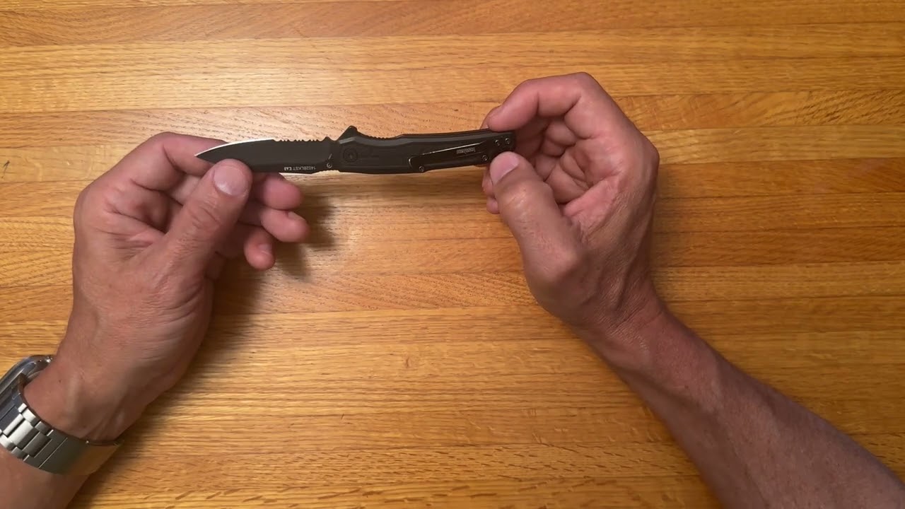 Review - Kershaw Appa Folding Serrated Tactical Knife, Assisted Opening, 2.75
