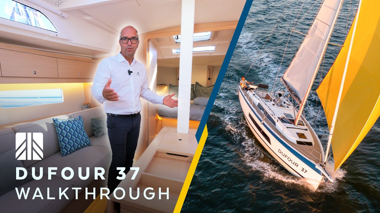Dufour 37, le voilier le plus spacieux de sa catégorie ? / Visite complète !