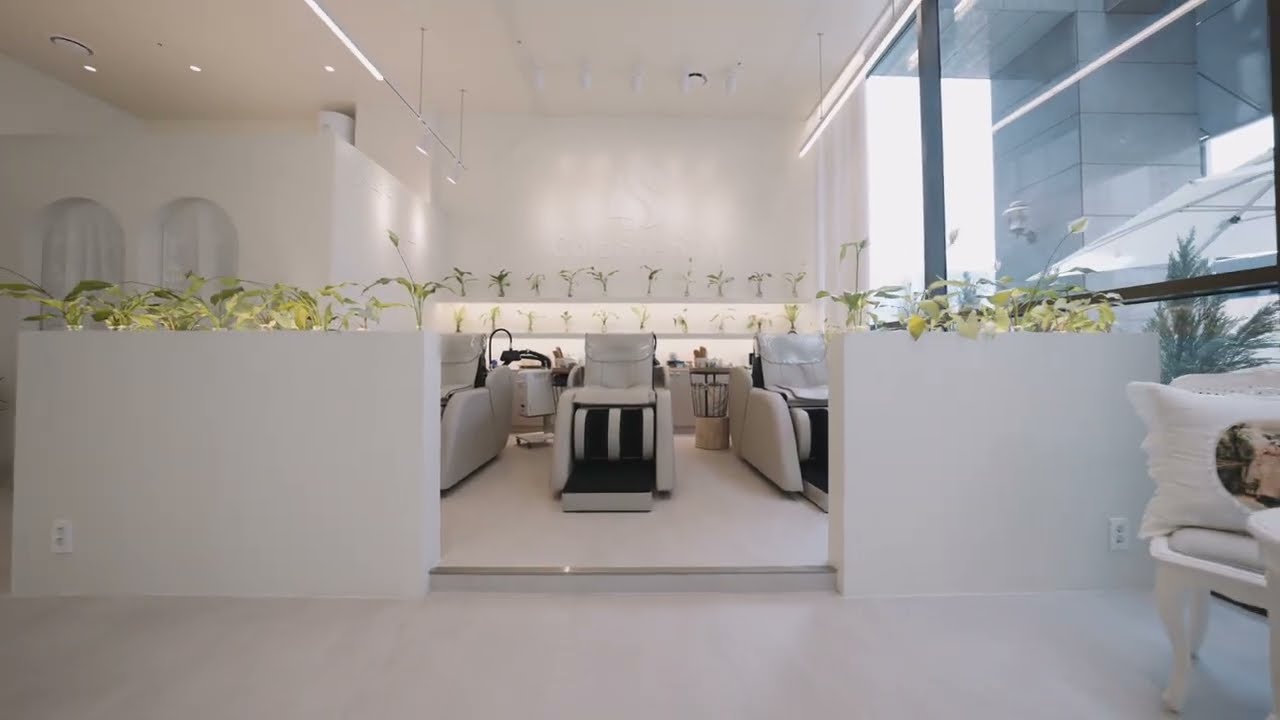 컬러드스파 금천롯데캐슬점 20평대 인테리어🕊️🫧🌿 ( #염색방창업 #헤드스파 #두피관리 #두피관리샵 #헤드스파창업 #창업아이템 #인테리어 #인테리어브이로그 #20평대인테리어 )