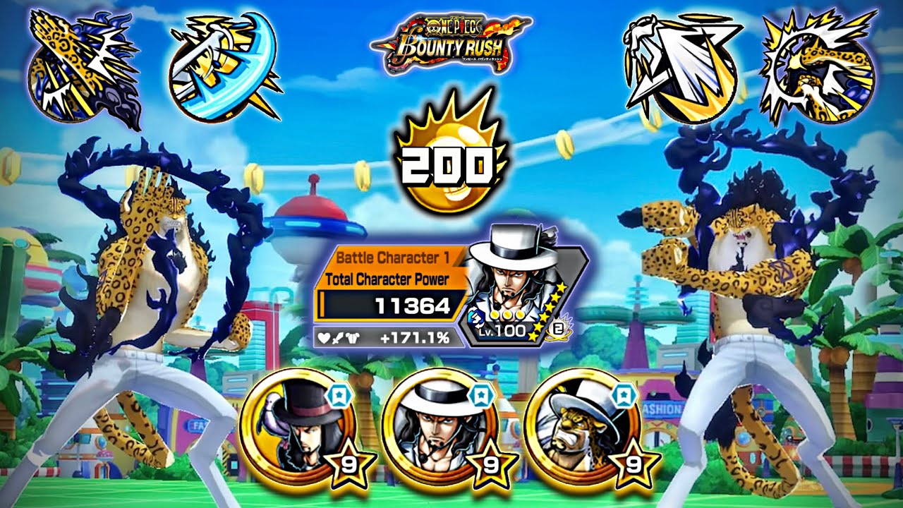 【Call Me The Six Elders Rob Lucci!】EX Awaken Form Rob Lucci with [Lucci Trio Medals] Showcase | OPBR