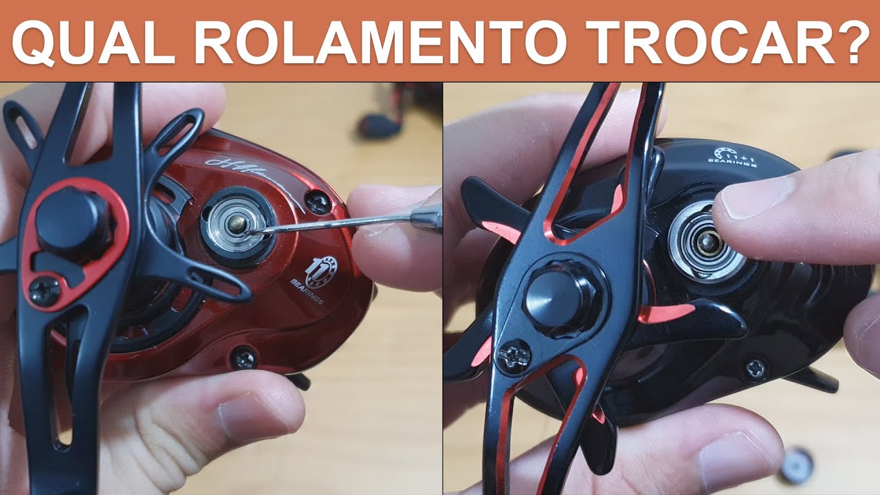 COMO IDENTIFICAR OS ROLAMENTOS DE ARREMESSO DA CARRETILHA PARA UPGRADE
