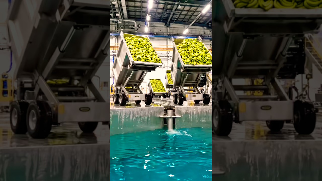 10,000 Raw Bananas &rarr; Crispy Chips! 🍌 World&rsquo;s Fastest Mega Factory Process 🤯 #Viralshorts #food