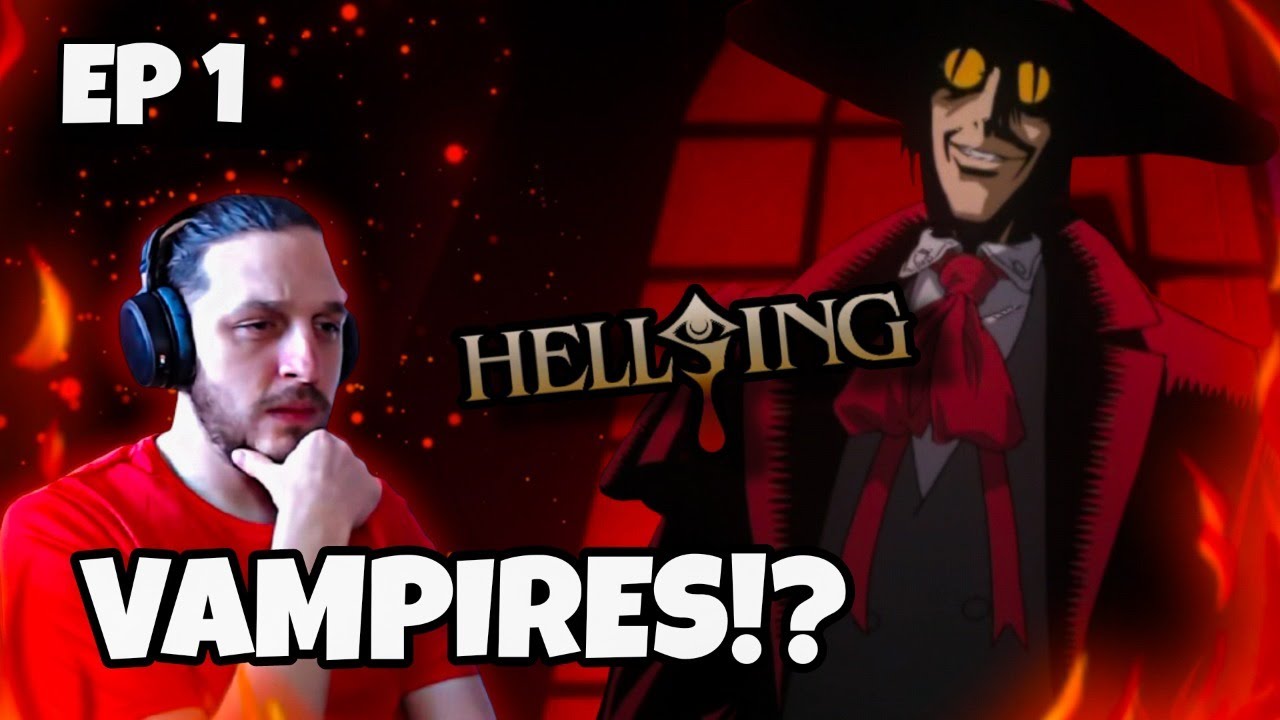 WHAT AM I WATCHING! | HELLSING EPISODE 1 (2001) | New Anime Fan | REACTION