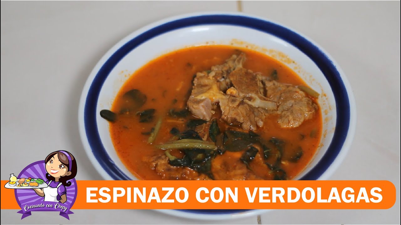 ¿Cómo hacer Espinazo con Verdolagas?