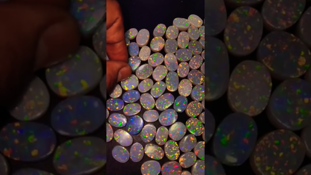 Opal dablet Australia Total wt 758 ct Pis 98 Lantch 13 mm to 18 mm 