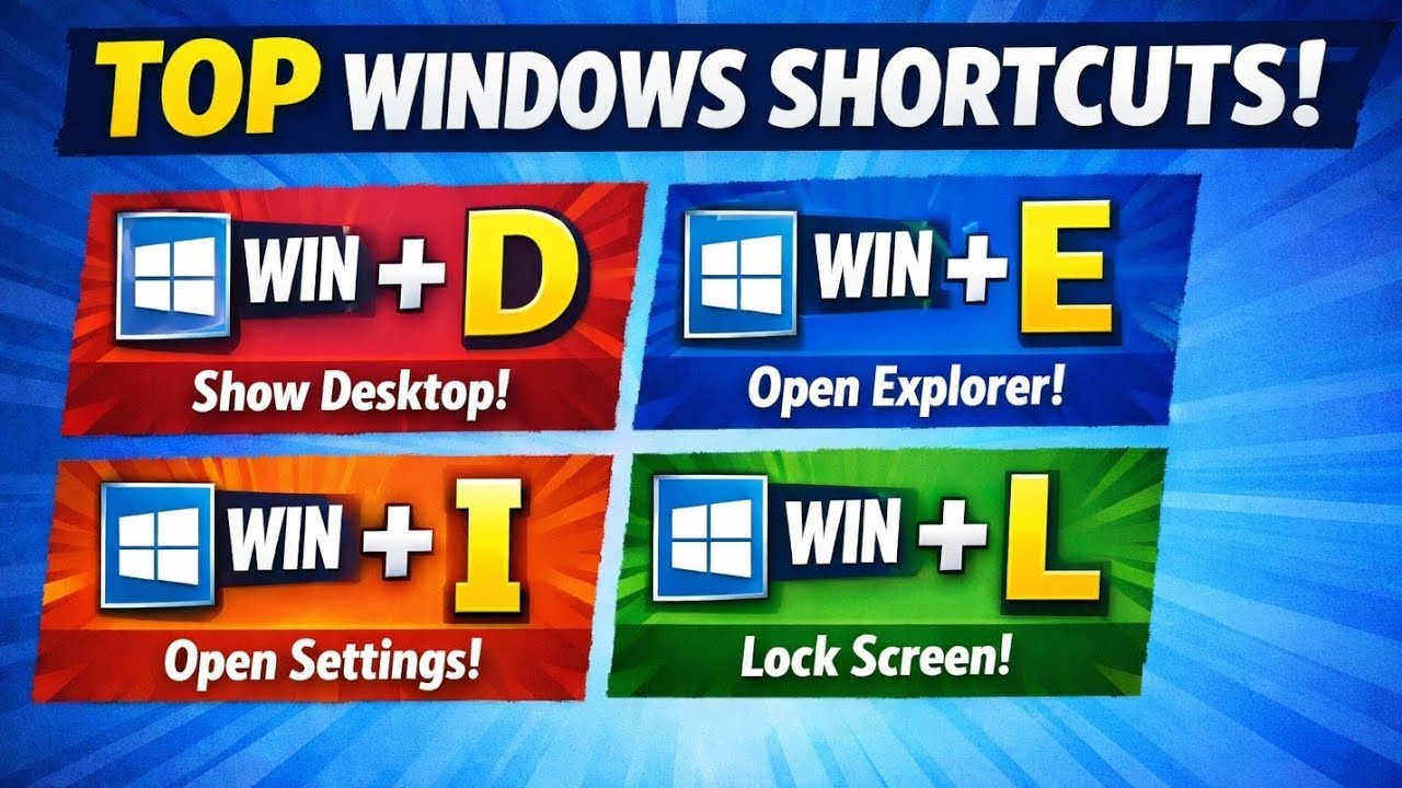 4 Powerful Windows Key Shortcuts That Save Your Time!